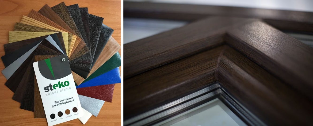 Ламінація профілю під дерево